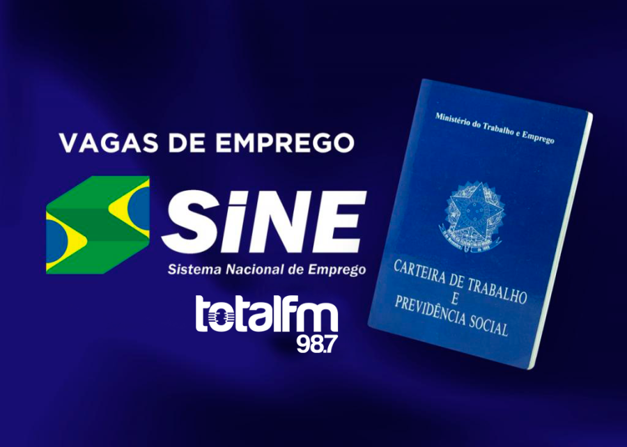 VAGAS DE EMPREGO - SINE PARÁ DE MINAS - 08/05/2025