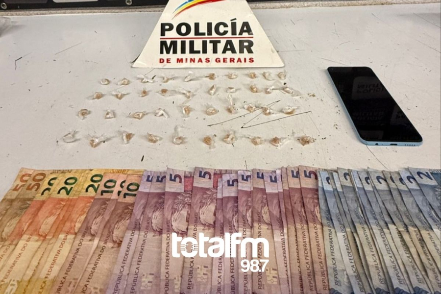 Militares realizam prisão de autor por tráfico de drogas