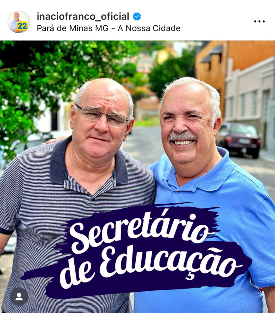 Marcos Aurélio assumirá Secretaria de Educação em Pará de Minas